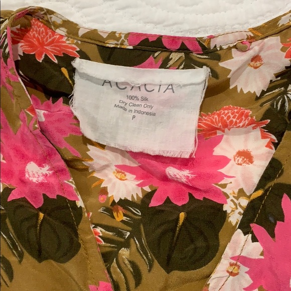 Acacia wrap dress XS silk. ROME - Picture 3 of 3